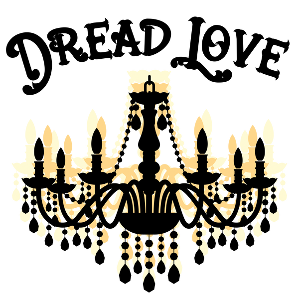 Dread Love chandelier logo