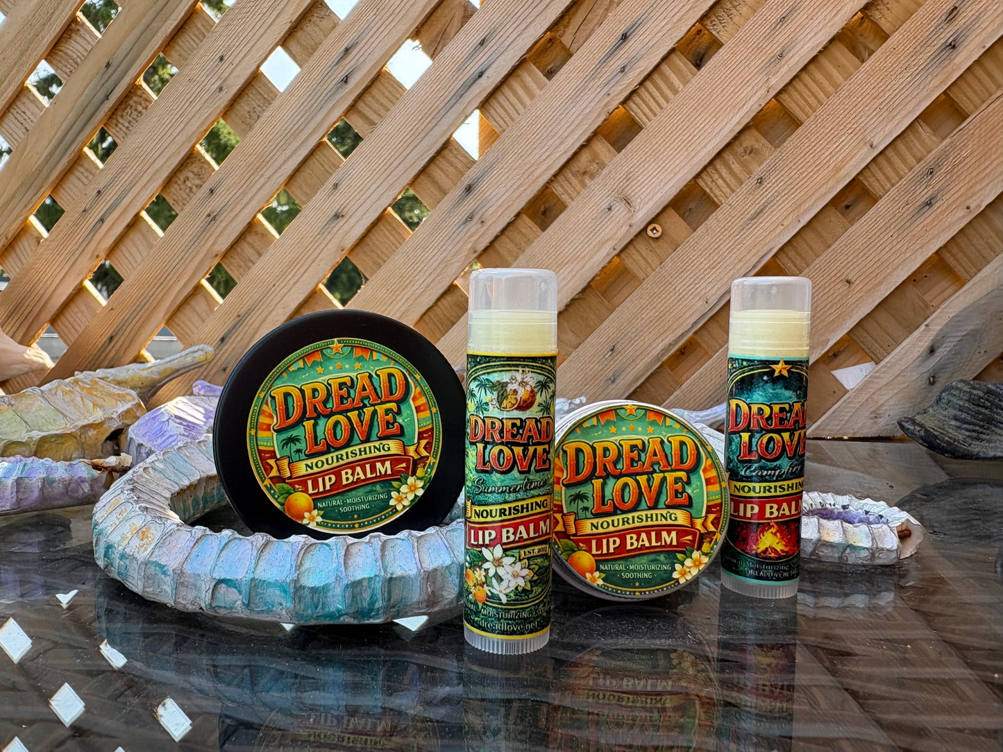 Dread Love Lip Balms | Vegan | Creamsicle & Toasted Marshmallow