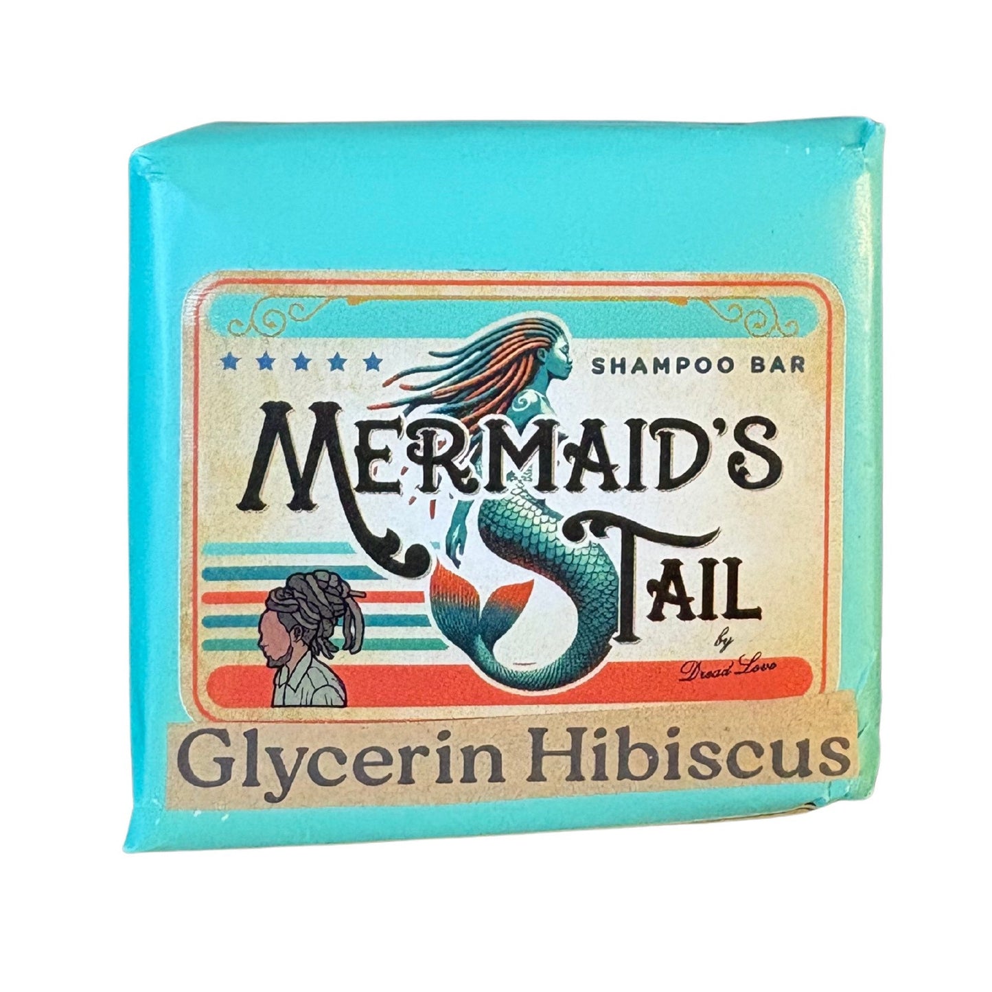 Glycerin and Hibiscus shampoo bar for dreadlocks and natural hair